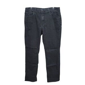 BKE Jeans Mens 33x30 Black Mason Straight Taper Mid Rise‎ Stretch Denim